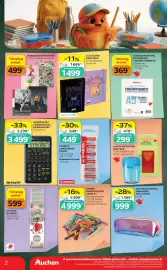 Auchan akciós újság hét 34 Oldal 2: SHARP EL501 TUDOMÁNYOS SZÁMOLÓGÉP €3.499,00, AUCHAN KEDVENC HEGYEZŐ €299,00