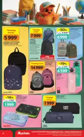 Auchan akciós újság hét 34 Oldal 4: YOUNG’S ATTITUDE ECO HÁTIZSÁK €8.999,00, YOUNG’S ATTITUDE TRENDI HÁTIZSÁK €5.999,00