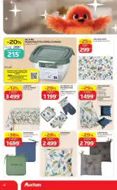 Auchan akciós újság hét 34 Oldal 4: Székpárna €2.799,00, ACTUEL MŰANYAG ÉTELTÁROLÓ DOBOZ €269,00