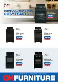 OK Furniture catalogue week 34 Page 1: Univa 4-Plate Compact Cable Stove €3.599,00