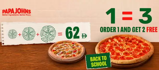 Papa John's catalogue Page 1