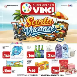 Volantino Supermercati Vinci Pagina 1: Cucciolone l'Originale Algida €4,99, Birra Tuborg €1,99