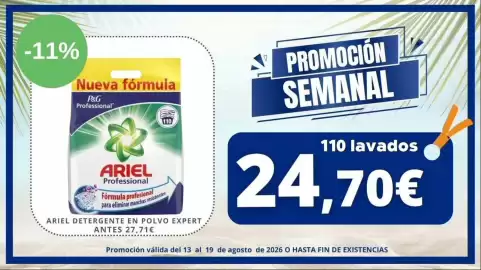 Folleto Cash Jesuman Página 2: Ariel - detergente en polvo expert €24,70