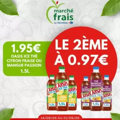 marché frais Géant (valable jusqu'au 1-09)