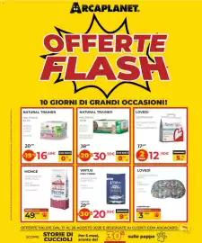 Volantino Arcaplanet Pagina 1: Virtus Only Fresh Crocchette Cane €20,99, Natural Trainer straccetti sterilised €30,99