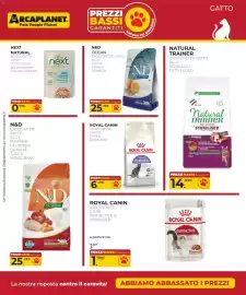 Volantino Arcaplanet Pagina 18: N&D Crocchette Gatto Pumpkin €25,00, N&D Ocean Crocchette Gatto €25,99