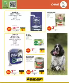 Volantino Arcaplanet Pagina 9: Hi Fish Hi Lamb lattina cane €1,79, Real Nature Wilderness Pure Beef €4,45
