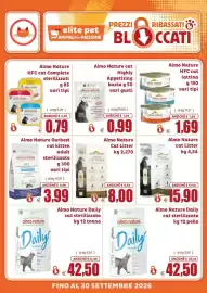Volantino Elite Pet Pagina 14: Almo Nature Ourbest cat kitten adult sterilizzato €3,99