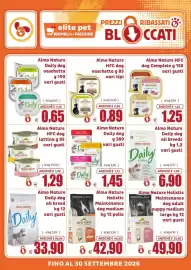 Volantino Elite Pet Pagina 15: Almo Nature HFC dog Complete €1,25, Almo Nature Daily dog €1,45