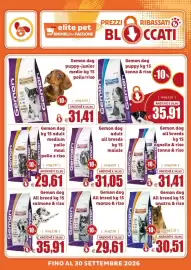 Volantino Elite Pet Pagina 5: Gemon dog adult medium pollo maxi pollo e riso €29,61, Gemon dog adult all breeds €31,05