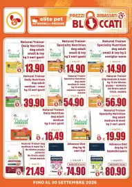 Volantino Elite Pet Pagina 7: Natural Trainer Specialty Nutrition dog adult small & toy €14,90