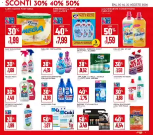 Volantino Pan Pagina 9: Additivo disinfettante liquido Napisan €3,98, Tovaglioli doppiovelo Foxy GranTavola scozzesi €0,62