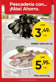 Folleto FROIZ semana 34 Página 3: Pota común kg €5,95, Mittilus galloprovincial €3,49