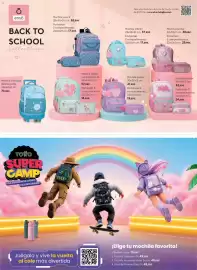 Catálogo El Corte Inglés Página 15: Mochila escolar €41,99, Emo mochila doble compartimento €57,99