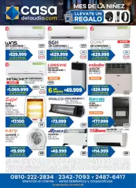 Catálogo Casa del Audio Página 8: Philco estufa infrarrojo €73.999,00, Bgh aire acondicionado €629.999,00