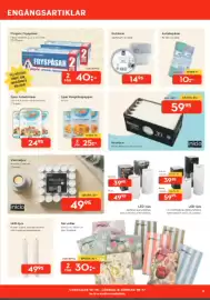 Bo Ohlsson reklamblad Sida 11: Spar Oskplåtspapper €25,00, Kromijus €59,95