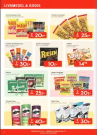 Bo Ohlsson reklamblad Sida 2: Choklad Cloetta/Marabou €30,00, Haribo Smågodis €20,00