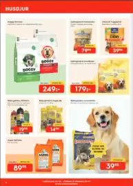 Bo Ohlsson reklamblad Sida 4: Doggy hundfoder €249,00, Sjöbogårdens Kanelbullar €79,95