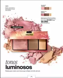 Catálogo Avon Página 36: Golden - paleta facial en polvo 3 en 1 €8.990,00