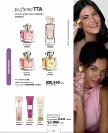 Catálogo Avon Página 49: Perfumes tta €25.990,00, Loción para cuerpo €3.950,00