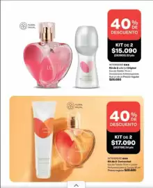 Catálogo Avon Página 52: Kit de 2 comecidad €17.090,00, Kit de 2 loviu uht original €15.090,00