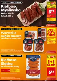 Biedronka gazetka tydzień 34 Strona 4: Kiełbasa Śląska Kraina Wędlin €6,82, Kiełbaski Zawijane Czas Na Grill