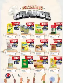 Revista Maxiconsumo semana 34 Página 10: Orloc flan vain-d. leche €24.177,41, Natura mayonesa €1.358.491,00
