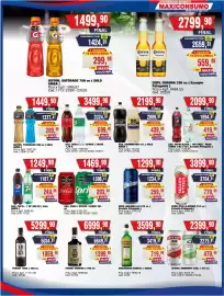 Revista Maxiconsumo semana 34 Página 19: Pepsi 7 up 500 cc €118.741,00, Gancia americano €341.991,00