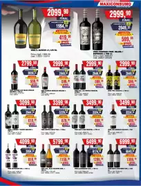 Revista Maxiconsumo semana 34 Página 21: Muñeco vino rebelde malbec €299.990,00, Finca las moras varietal €284.991,00