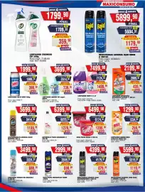 Revista Maxiconsumo semana 34 Página 25: Blem lustramuebles aerosol €569.990,00, Mosquito Trap insecticida €299.990,00