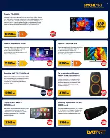 Datart leták týden 34 Strana 7: JVC Soundbar TH-E754B černý €5.999,00, Hisense televize 65E7Q PRO €11.990,00