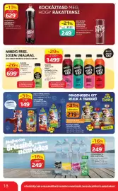 Auchan akciós újság hét 34 Oldal 18: DR PEPPER SZÉNSAVAS ÜDÍTŐITAL €629,00, DR PEPPER DOBOZOS, SZÉNSAVAS ÜDÍTŐITAL €249,00