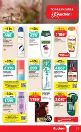 Auchan akciós újság hét 34 Oldal 23: BABA Tusfürdő €1.199,00, DOVE NŐI VAGY FÉRFI DEZODOR €999,00