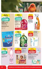 Auchan akciós újság hét 34 Oldal 26: FINISH Mosogatógép-tabletta €3.599,00