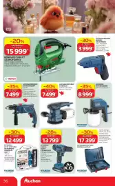 Auchan akciós újság hét 34 Oldal 36: HYUNDAI AKKUS FÚRÓ-CSAVAROZÓ €13.799,00, HYUNDAI HYD-3203 Fúrókalapács €17.399,00