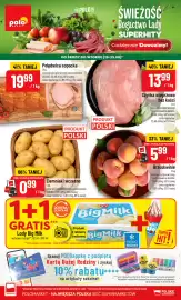 Polomarket gazetka tydzień 34 Strona 1: Ziemniaki wczesne €0,99, Polędwica sopocka Bogactwo Lady €19,99