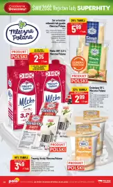 Polomarket gazetka tydzień 34 Strona 20: Twaróg tłusty Mleczna Polana €3,49, Ser w kostce edamski Mleczna Polana €5,99