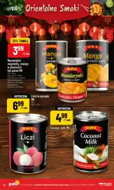 Polomarket gazetka tydzień 34 Strona 32: Liczi w syropie MK €6,99, Mleczko kokosowe Coconut milk MK €4,99