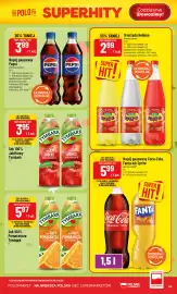 Polomarket gazetka tydzień 34 Strona 49: Sok Jabłkowy Tymbark 100% €3,95, Napój gazowany Pepsi €3,99