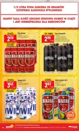 Polomarket gazetka tydzień 34 Strona 50: Piwo Karpackie 9% €2,99, Piwo bezalkoholowe Warka Radler Wiśnia z cytryną €2,93