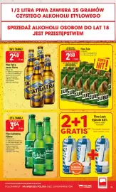 Polomarket gazetka tydzień 34 Strona 51: Piwo Carlsberg Pilsner €3,64, Piwo Tatra €2,49