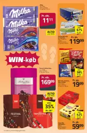 Fleggaard avis Side 37: Mini Lion, Smarties, Kex el. KitKat €19,99, Cloetta Mini Muh el. Smarties €119,99