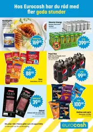 Eurocash kundeavis uke 34 Side 1: Doritos och Lay’s €100,00, Grilstad Salami €39,85