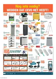 Cevo folder Pagina 8: Pakket-brievenbus €210,00, Aquajet €239,95