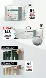 Catalogue Centrakor page 15: De triangle extensible €9,99, Total - oreillers a mémoire de forme €9,99