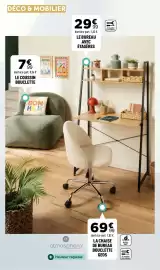Catalogue Centrakor page 16: Le coussin €7,99, Atmosphera - la chaise de bureau bouclette geos €69,99