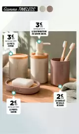 Catalogue Centrakor page 35: Le gobelet de salle de bain €2,99, Le porte- savon €2,99