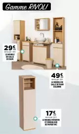 Catalogue Centrakor page 38: Le meuble de salle de bain €29,99, LE MEUBLE DE SALLE DE BAIN COLONNE €49,99