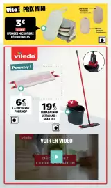 Catalogue Centrakor page 44: La recharge pour mop €6,99, ÉPONGES MICROFIBRE RÉUTILISABLES €3,00