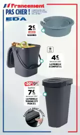 Catalogue Centrakor page 45: TRIHOME CITY LA POUBELLE €7,99, EDA Bassines €2,99